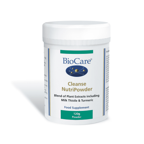 Biocare Cleanse Nutripowder (Blend of Plant Extracts including Milk Thistle & Turmeric)