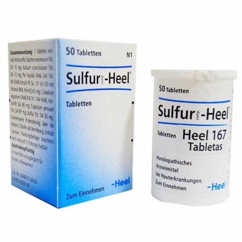 Heel Sulfur Heel 50 Tablets 