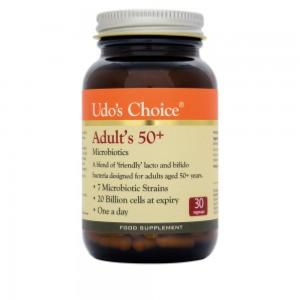 Udo's Choice Adult's 50+ Microbiotics 30 Veg Capsules