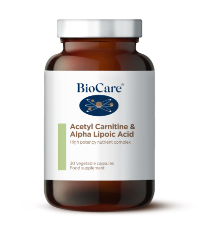 BioCare Acetyl Carnitine & Alpha Lipoic Acid - 30 Caps